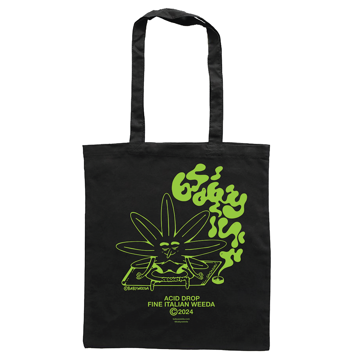 Shopper Ganja Guru Acid Green