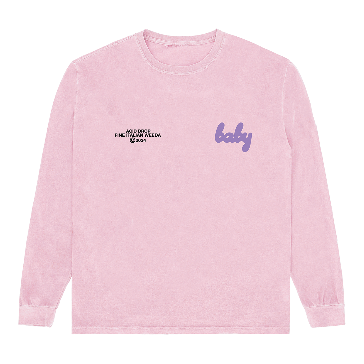 Pink Longsleeve White Widow