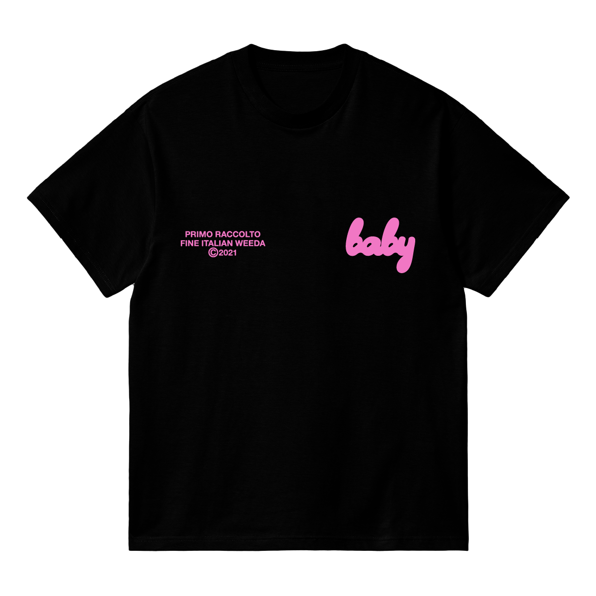 Baby Weeda Black T-shirt Leaf